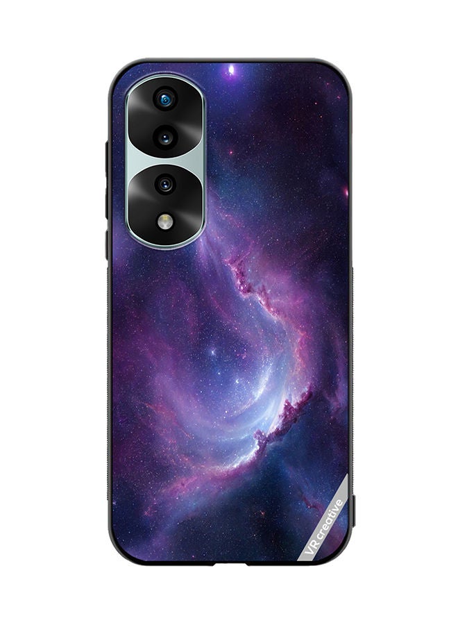 VR CREATIVE Protective Case Cover For Honor 70 Pro Galaxy With Colorful Nebula Design Multicolour - Image 1