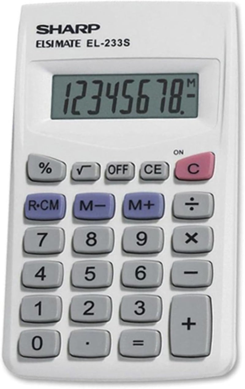 SHARP EL233SB Standard Function Calculator - Image 1