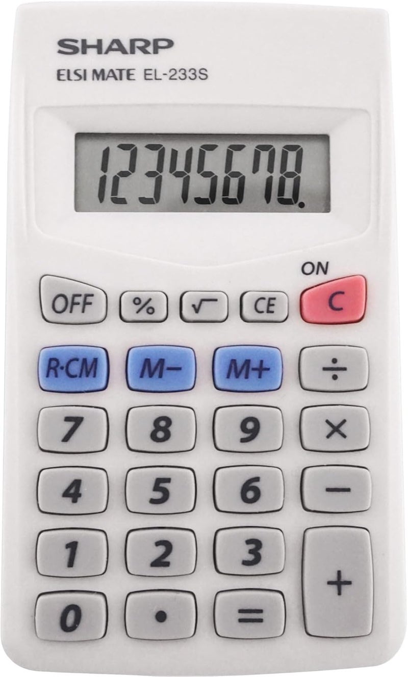 SHARP EL233SB Standard Function Calculator - Image 4