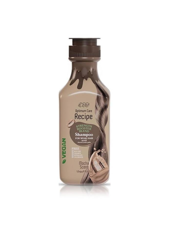 Eva Optimum Care Recipe Strength Booster Blend Shampoo Mocha Scent 350 Ml