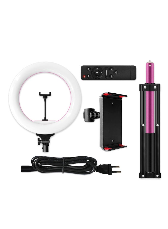 Loquat 5-Piece LED Ring Light Fill In Lamp Kit Black/White/Pink - Image 1