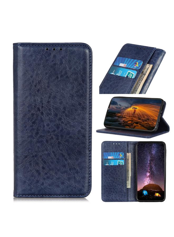 S-TOP Case For OPPO F19 Pro+ 5G / Reno5 Z / Reno6 Z Magnetic Crazy Horse Texture Horizontal Flip Leather Case with Holder & Card Slots & Wallet - Image 1