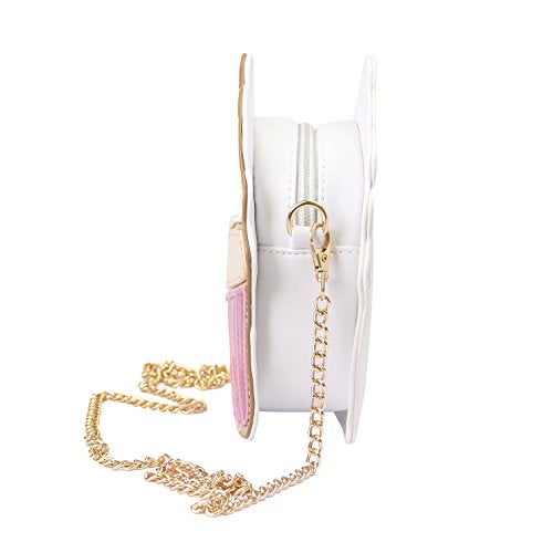 SUKUTU Girls Cupcake Popcorn Egg Fruits Milk Box PU Crossbody Handbag Women Small Purse and Cell Phone Shoulder Bag - Image 5