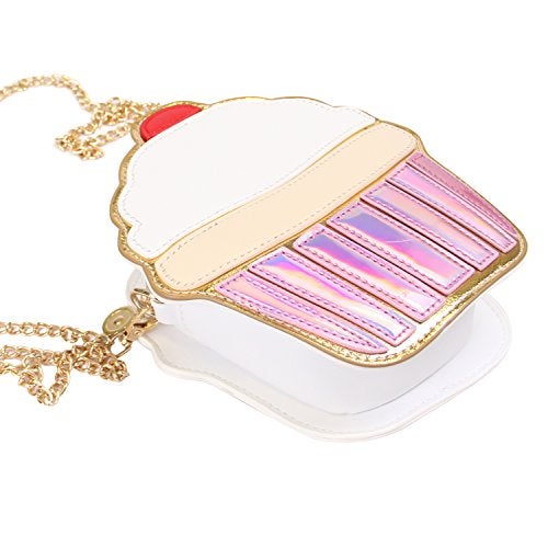 SUKUTU Girls Cupcake Popcorn Egg Fruits Milk Box PU Crossbody Handbag Women Small Purse and Cell Phone Shoulder Bag - Image 3