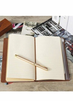 Y&D To My Daughter Leather Journal, Gift from Mom - I'm Proud of You, Mom, 140 Page Keepsake Notebook Gift, Refillable Travel Journal Diary Sketch Book Writing  - Image 5