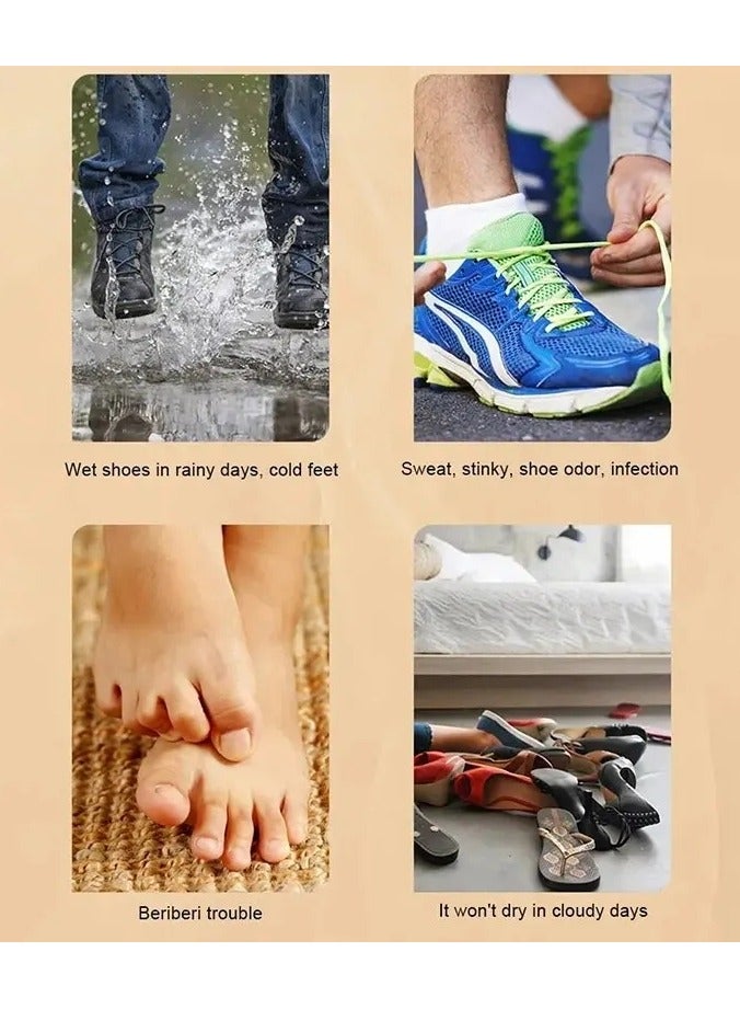 ارواق مجفف أحذية مؤقت ذكي، مجفف أحذية تلسكوبي قابل للتعديل، تجفيف سريع، إزالة الروائح الكريهة، تعقيم مجففات الأحذية - Image 5