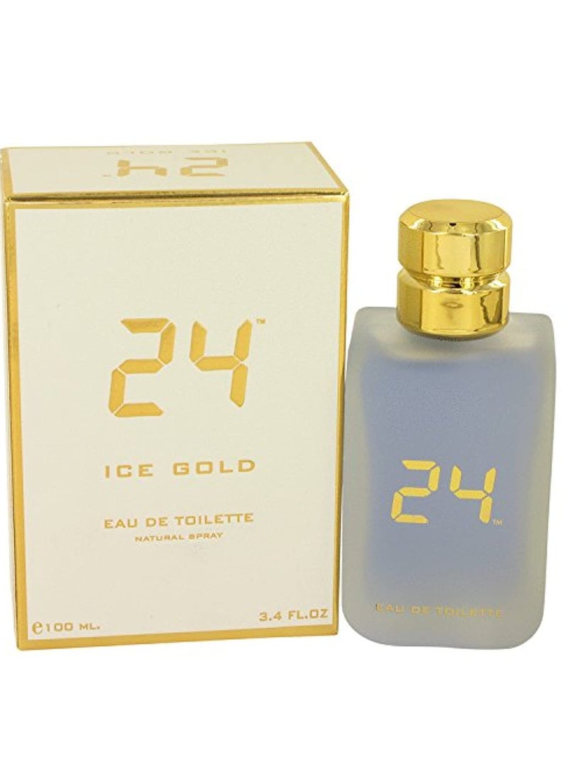 24 ذا فراجرانس عطر 24 آيس جولد أو دو تواليت 100 مل للجنسين