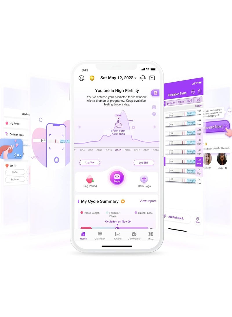 Easy@Home 25 Ovulation (LH) Urine Test Strips, 25 LH Tests - Image 5