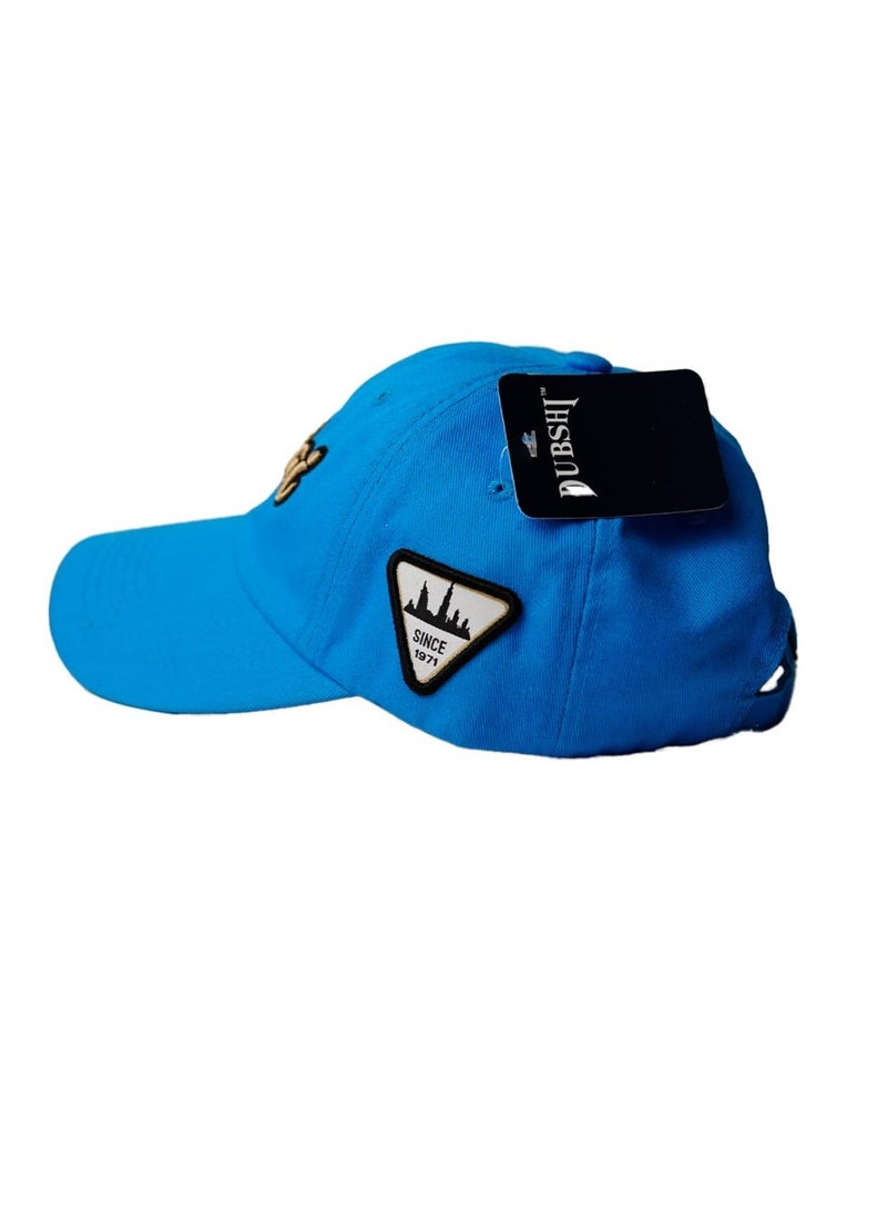 Dubshi Dubai Cap with Embroidery Light Blue - Image 4