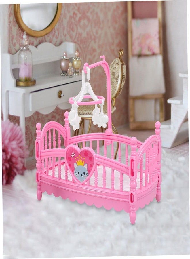 JOINPAYA 4pcs Miniature Dollhouse Furniture Set: Cute Cartoon Crib Decor for Doll House, Assorted Colors, Abs Material, for Playtime and Decoration - Image 4