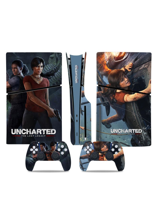 general Suitable For PS5slim Stickers PS5 Slim Host Cartoon Film Handle Stickers Frosted Without Glue-Color:P5SDisc-0599 - Image 1