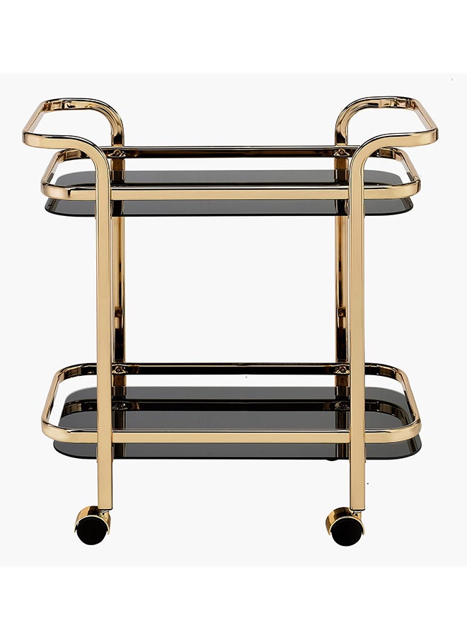 Home Box Welwick 2-Tier Serving Trolley 38 x 75 x 71 cm  - Image 3