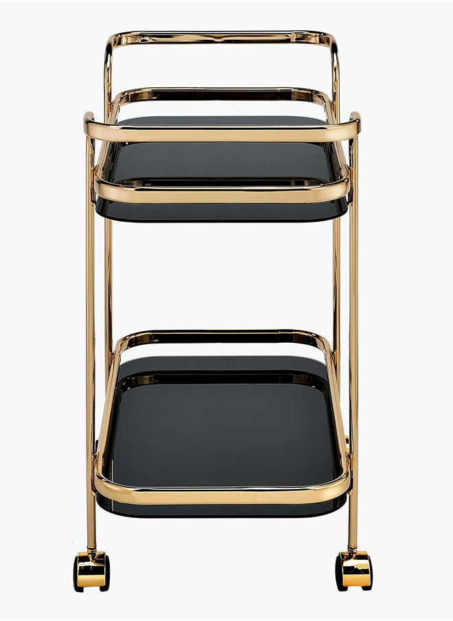 Home Box Welwick 2-Tier Serving Trolley 38 x 75 x 71 cm  - Image 4