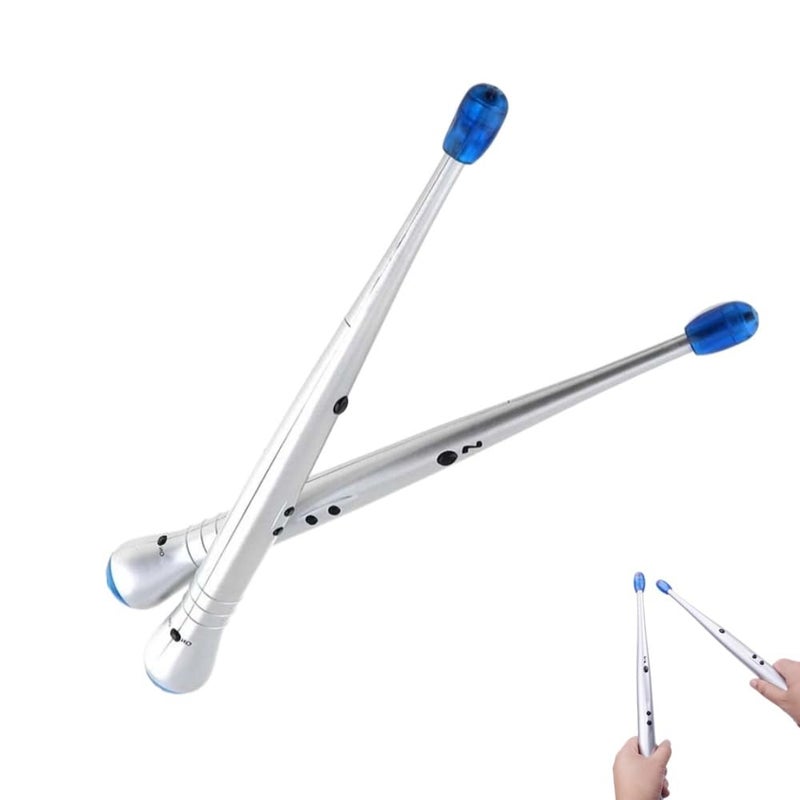 GAHQB 1Pair Electronic Drumsticks, Adjustable Sensitivity Intelligent Electric Light Up Drumsticks, Electronic Air Drum Sticks, Rock Beat Drum Stick, Percussion Instrument Tool - Image 1