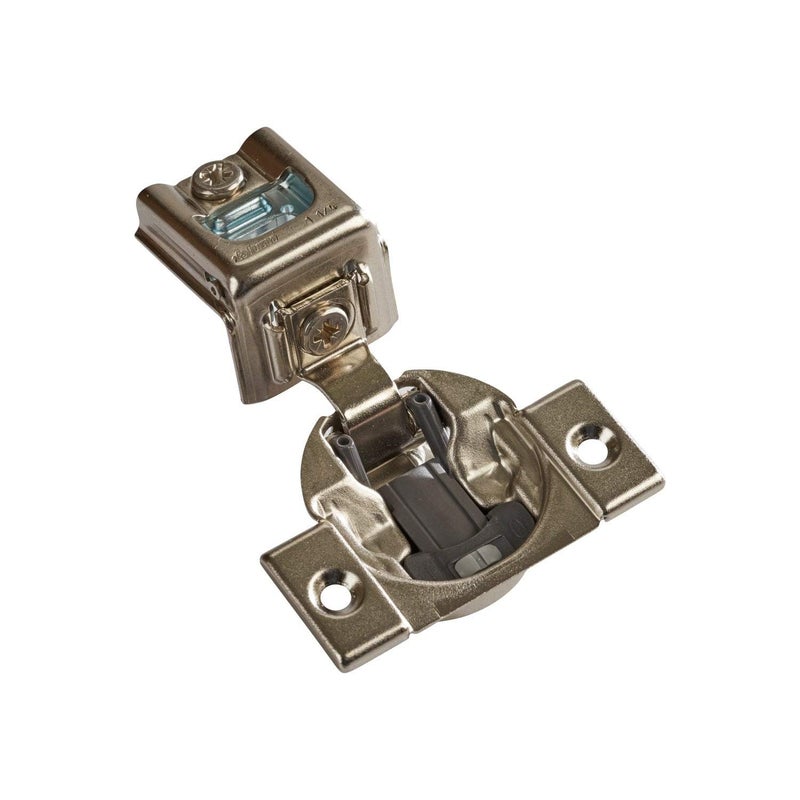 Blum 39C355B20x50S 114 Overlay Soft Close Cabinet Hinge Nickel Plated Steel Nickel Finish Pack of 50