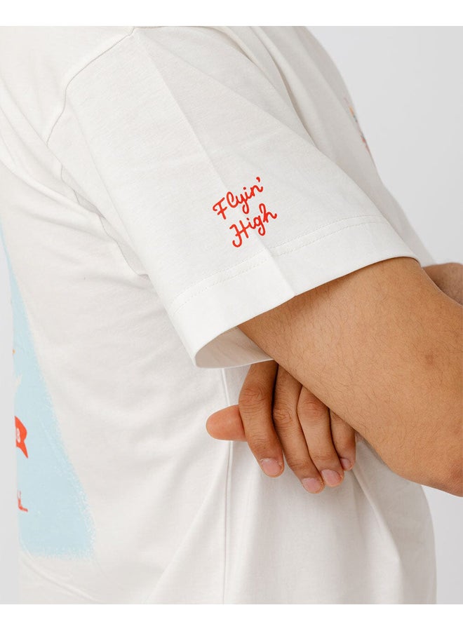 Nowhere Fast Printed Oversized Tee