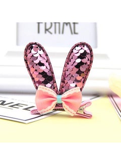 BinaryABC Easter Bunny Rabbit Ears Bow Hair Clips Hairpins Barretteeaster Party Hair Accessoryeaster Party Supplies8Pcs(Mixed Color)  - Image 5