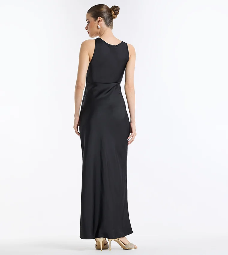 بي سي بي جي BCBG Max Capsule Satin Slip Dress