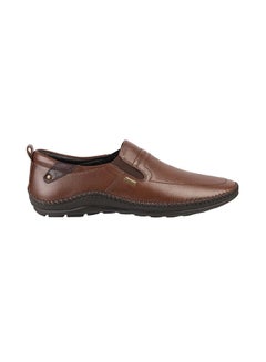 Mochi Mochi Mens Leather Tan Loafers (Size (9 UK (43 EU))  - Image 2