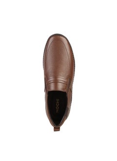 Mochi Mochi Mens Leather Tan Loafers (Size (9 UK (43 EU))  - Image 5