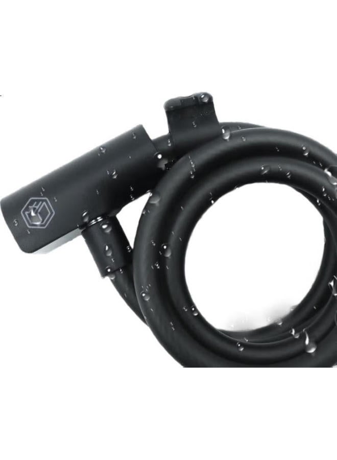 JD.com Jd Jingzao Key Steel Cable Lock Bicycle Lock Ring Lock Mountain Bike Road Bike Anti-Theft 120Cm With 2 Keys - Image 1