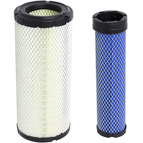 Wadoy P827653 P829332 Air Filter Set Compatible with Bobcat 6666375-6666376 Replaces for 863 863G 873 873G 883 S450 S510 S530 S550, EAF5225 DBA5225 Air Filter - Image 1