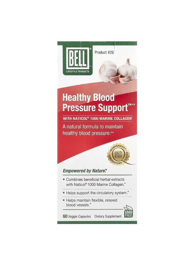 Bell Lifestyle Bell Lifestyle, Healthy Blood Pressure Support™, 60 Veggie Capsules  - Image 1