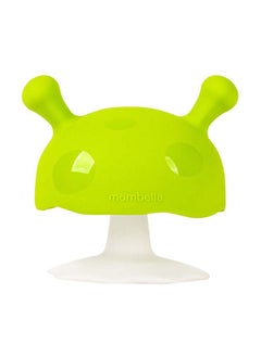 Mombella Mushroom Soothing Teether Toy | BPA-Free & Refrigerator Safe | Soft Silicone | 3-6 Months | Dimensions: L 7.5 x W 5 x H 9 cm 