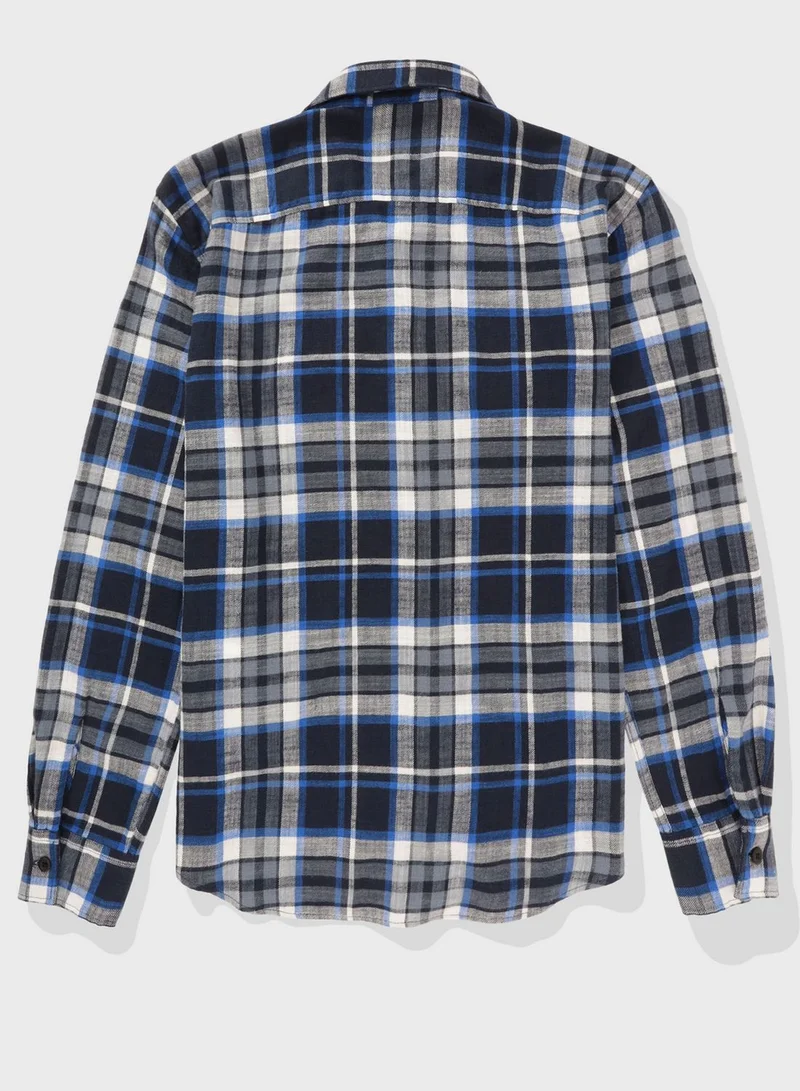 American Eagle Checked Regular Fit Shirt