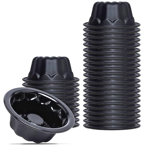 Findful 25-Pack Mini Cake Pans for Baking - 4 Inches Silicone Cake Pans for Flan Molds - Reusable Cake Mold for Pumpkin Cake, Jelly, Brownies - Image 1