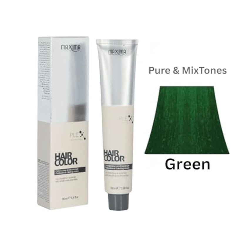 MAXIMA PROFESSIONAL Hair Color Cream 100ml – Intense Long-Lasting Color, 100% Grey Coverage, Enriched Formula – Salon Results at Home (Green-(Pure & MixTones)) - Image 2