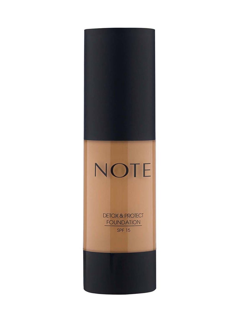 Note Detox And Protect Foundation 102 - Warm Almond - Image 1
