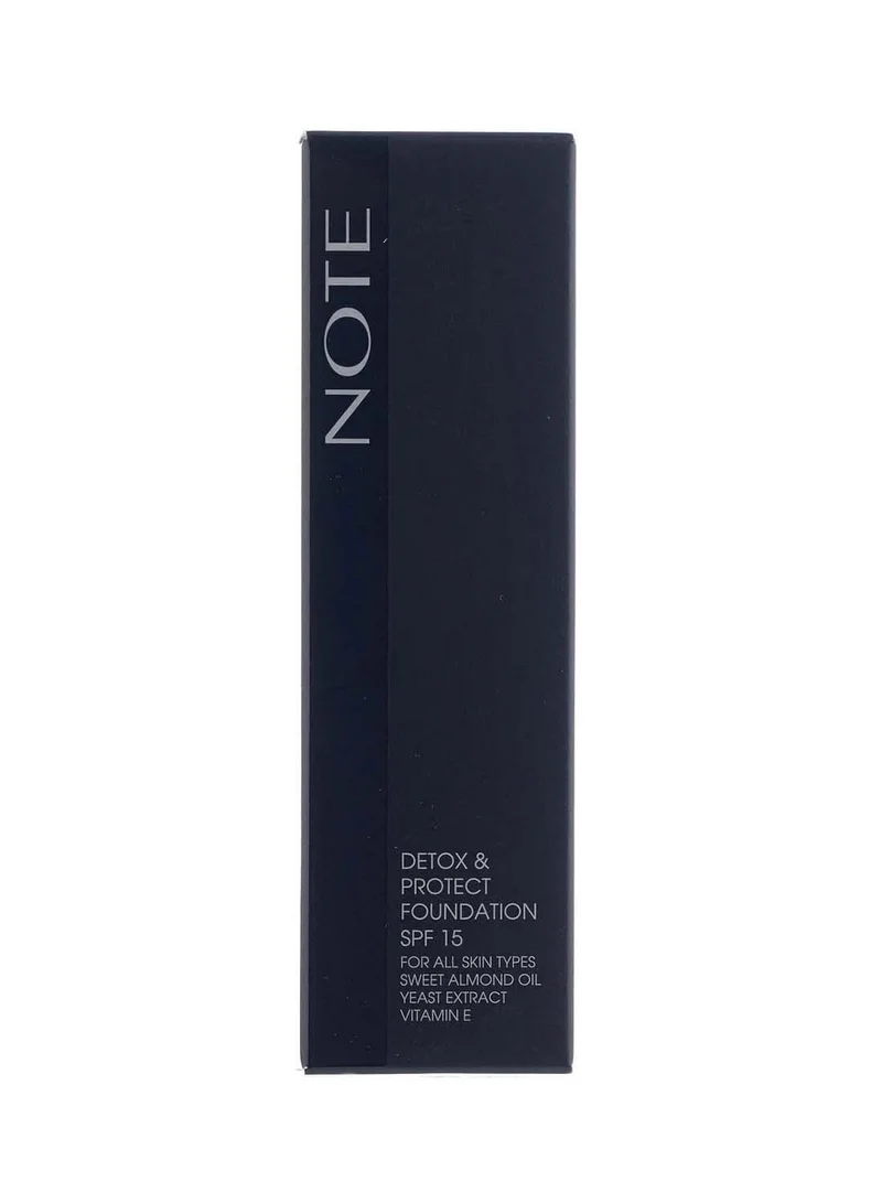 Note Note Detox And Protect Foundation 102 - Warm Almond