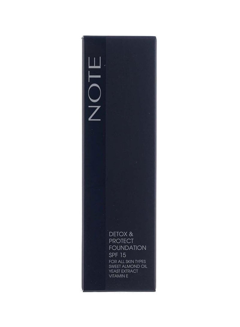 Note Detox And Protect Foundation 102 - Warm Almond - Image 3