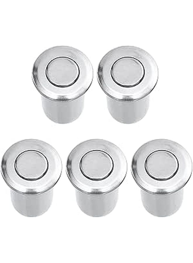 5pcs Stainless Steel Anti Theft Door Bolts Set Rustproof Security Latch 13mm Sleeves - Image 1