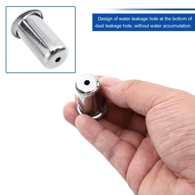 5pcs Stainless Steel Anti Theft Door Bolts Set Rustproof Security Latch 13mm Sleeves - Image 5