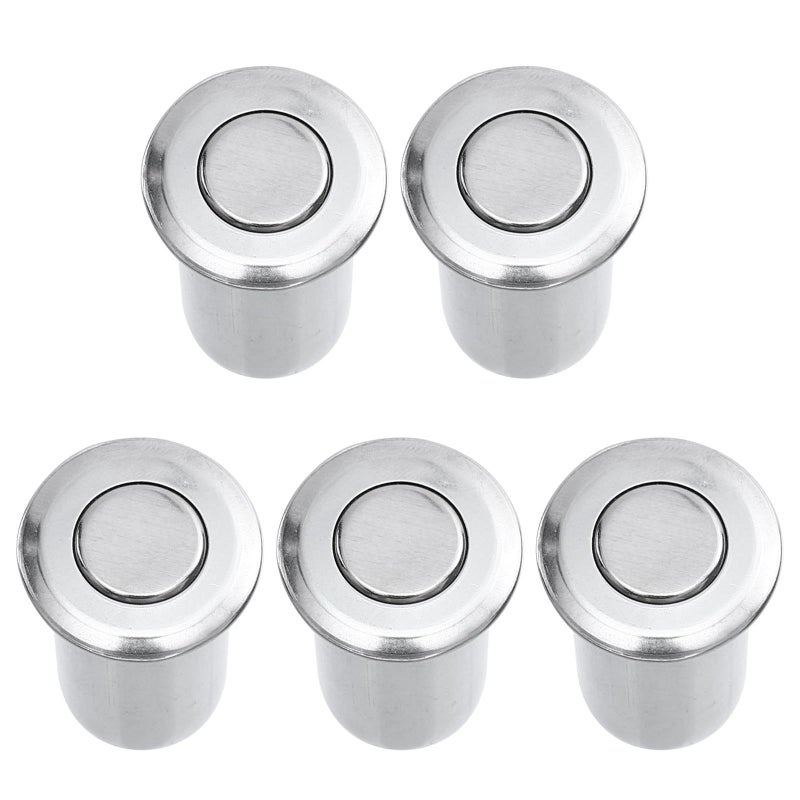 5pcs Stainless Steel Anti Theft Door Bolts Set Rustproof Security Latch 13mm Sleeves - Image 2