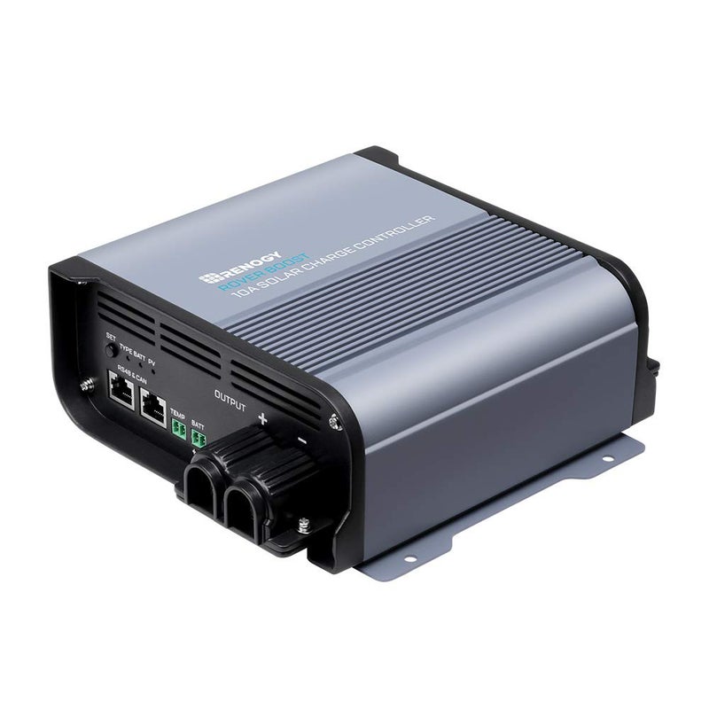 Renogy Boost 10A 36V48V Auto DC Input MPPT Solar Charge Controller LCD Display Solar Panel Regulator fit for Sealed Flooded AGM GEL LFP USER Battery for Golf Carts and Electric Vehicles Rover 10A