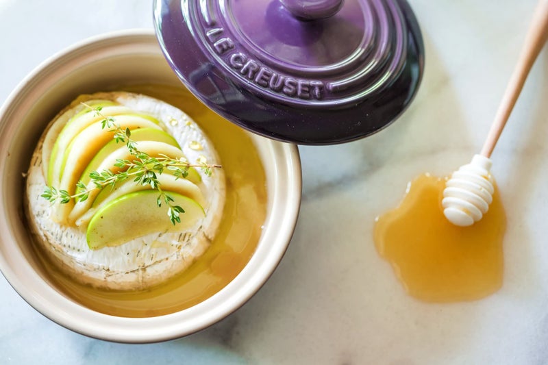 Le Creuset Silicone Honey Dipper, 6 1/2" x 1", White - Image 2