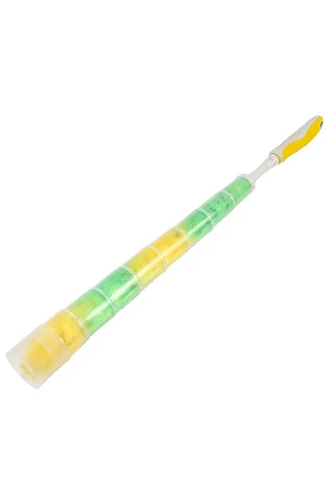 Telescopic Rainbow Feather Duster With Extendable Handle For Ceiling Fan & Furniture Cleaning – Multicolor  - Image 2