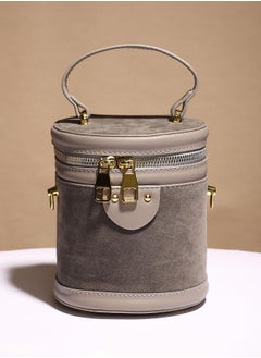 Women's The Velvet Bucket Bag - Ash Grey