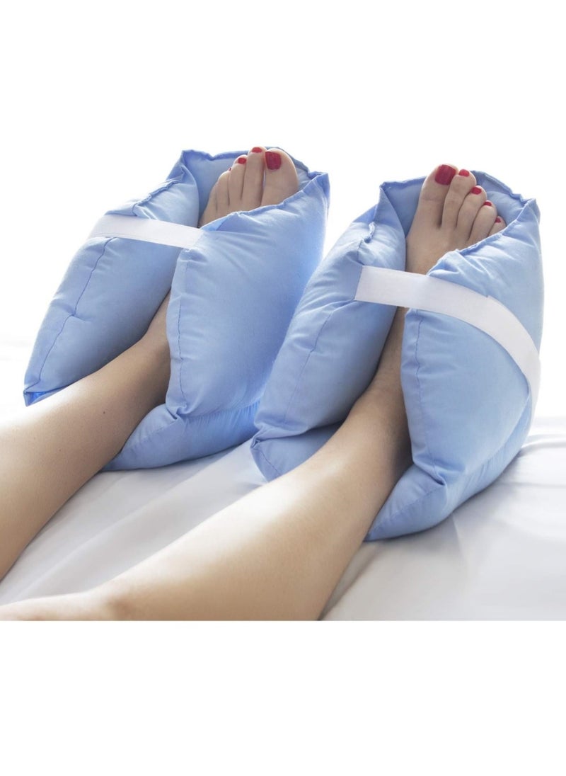 Ru syanl - 1 Pair of Heel Cushion Protector Pillow to Relieve Pressure from Sores and Ulcers Foot Pillow Adjustable in Size - Image 1