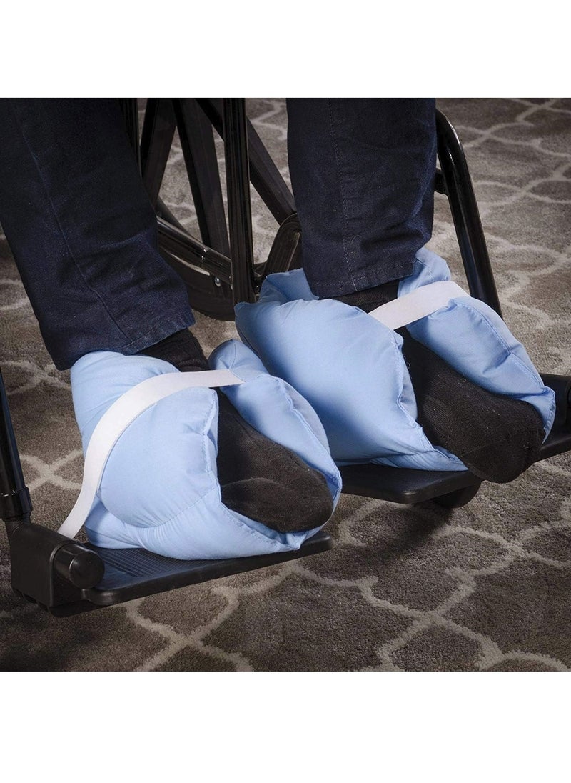 Ru syanl - 1 Pair of Heel Cushion Protector Pillow to Relieve Pressure from Sores and Ulcers Foot Pillow Adjustable in Size - Image 1