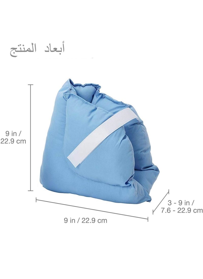 Ru syanl - 1 Pair of Heel Cushion Protector Pillow to Relieve Pressure from Sores and Ulcers Foot Pillow Adjustable in Size - Image 1