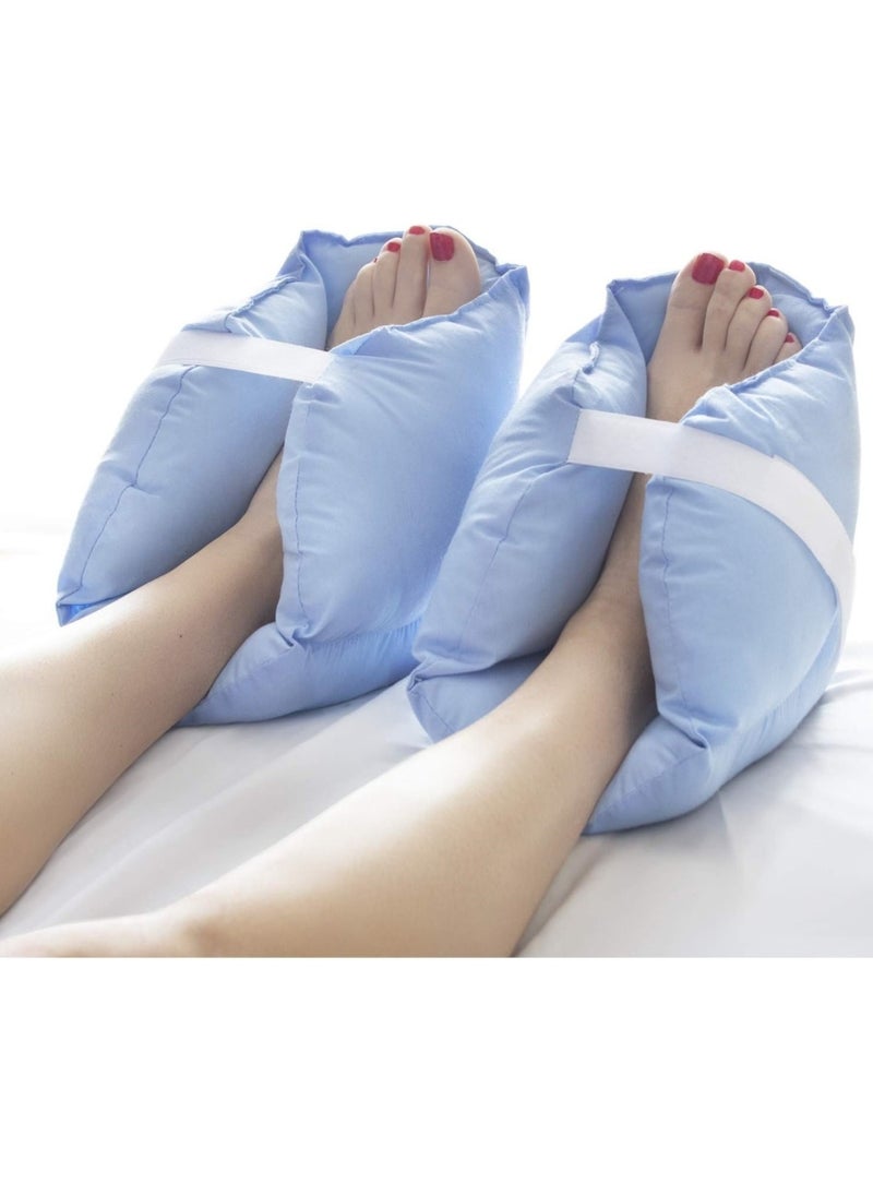 Ru syanl - 1 Pair of Heel Cushion Protector Pillow to Relieve Pressure from Sores and Ulcers Foot Pillow Adjustable in Size - Image 1