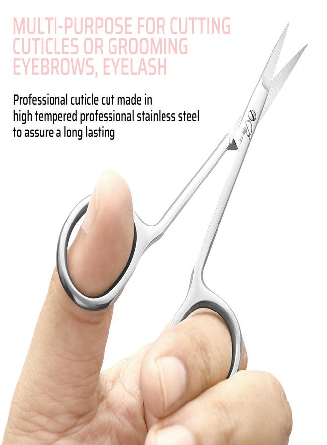 ROUSE Cuticle Scissors Professional Grooming Scissors Stainless Steel (Cuticle Scissors) (Modern) - Image 5