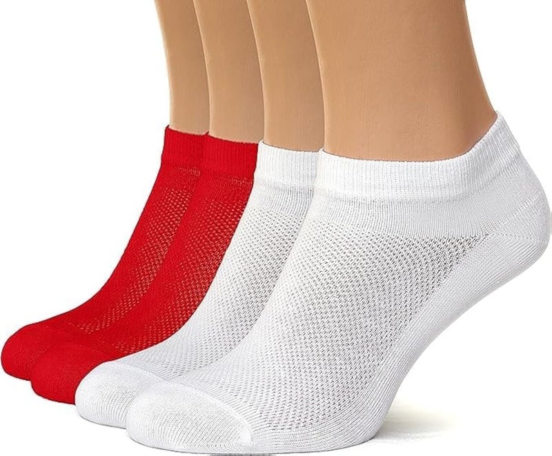 Duna Womens Socks, Ultra Thin Breathable Cotton Ankle Socks for Women, Athletic Running Low Cut No Show - Image 1
