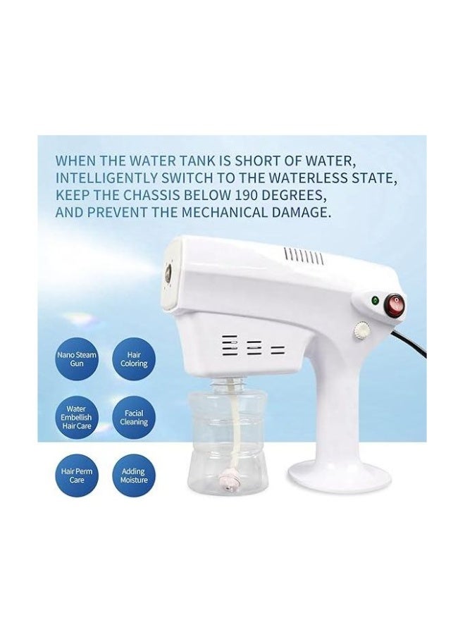 BLUE MAGIC Nano Steam Professional Hair Steamer, Model XH-040H, for Scalp Cleansing, Deep Hydration, and Pore Opening for Skin and Hair Treatments - White - Image 2
