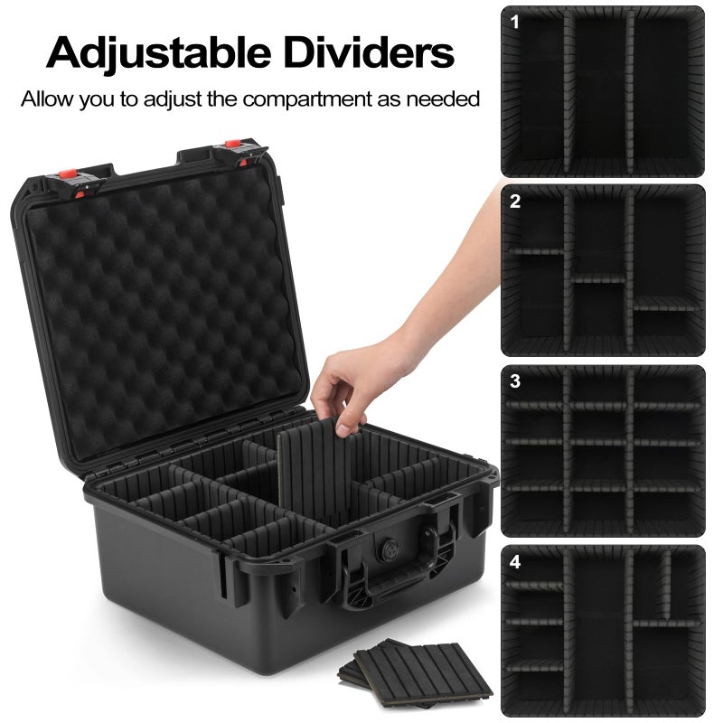 LOTOCASE Card Case Storage for Graded Sports Cards - PSA Baseball, Basketball, Football Trading Card Holder, Waterproof Protective Organizer Box for Zion, Slab, Top Loader, Magnetic (Holds 600+Toploaders) - Image 3