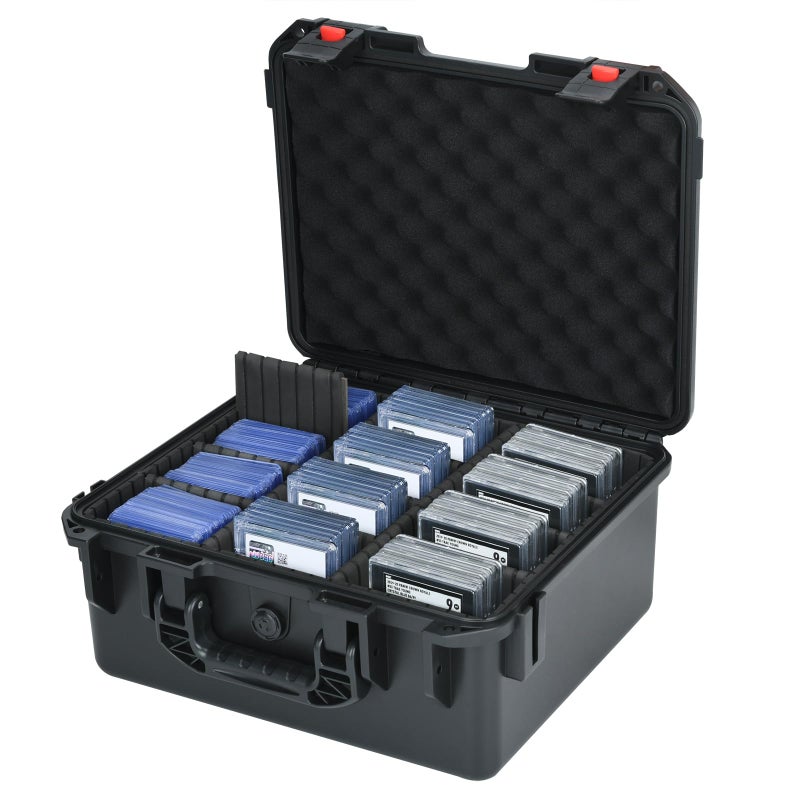 LOTOCASE Card Case Storage for Graded Sports Cards - PSA Baseball, Basketball, Football Trading Card Holder, Waterproof Protective Organizer Box for Zion, Slab, Top Loader, Magnetic (Holds 600+Toploaders) - Image 1